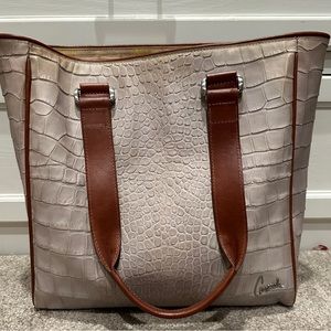 Genuine Italian leather Consuela tote